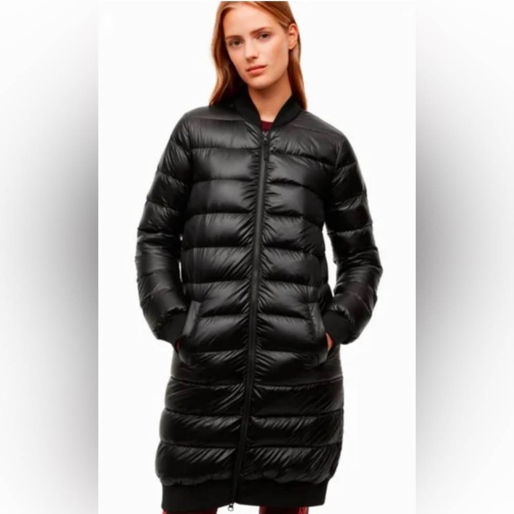 Aritzia TNA Long Super Light Down Jacket